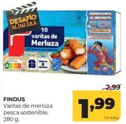 Alimerka Findus varitas de merluza oferta