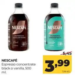 Alimerka Nescafé espresso concentrate oferta