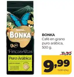 Alimerka Bonka café en grano puro arábica oferta