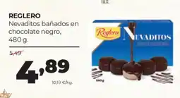 Alimerka Reglero nevaditos bañados en chocolate negro oferta