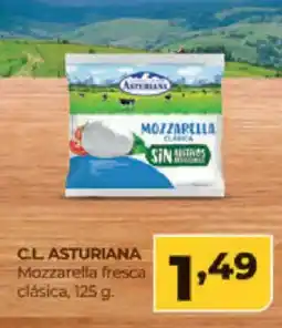 Alimerka C.L. Asturiana mozzarella fresca clásica oferta