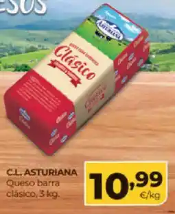 Alimerka C.L. Asturiana queso barra clásico oferta