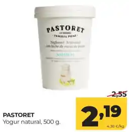 Alimerka Pastoret yogur natural oferta