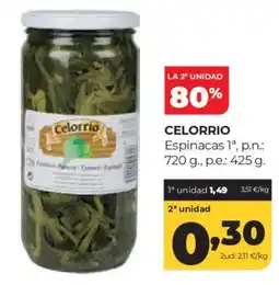 Alimerka Celorrío espinacas oferta