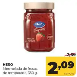Alimerka Hero mermelada de fresas de temporada oferta