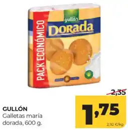 Alimerka Gullón galletas maría dorada oferta