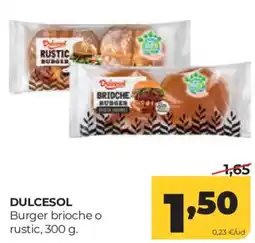 Alimerka Dulcesol burger brioche o rustic oferta