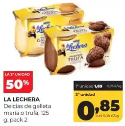 Alimerka La Lechera Deicias de galleta maría o trufa oferta
