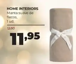 Alimerka Home Interiors Manta suave de flecos oferta