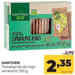 Alimerka Santiveri tostadas bio de trigo sarraceno oferta