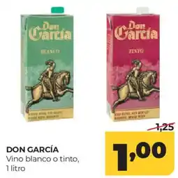 Alimerka Don García Vino blanco o tinto oferta