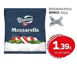 Condis Bianca - mozzarella fresca oferta
