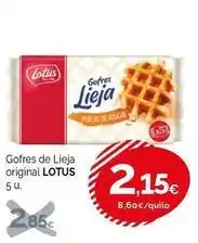 Condis Lotus - gofres de lieja original oferta
