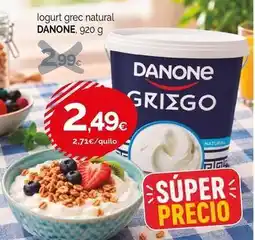 Condis Danone - iogurt grec natural oferta