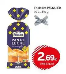 Condis Pasquier - pan de leche oferta