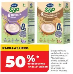 Alimerka Hero papillas oferta