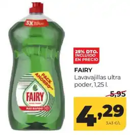 Alimerka Fairy lavavajillas ultra poder oferta