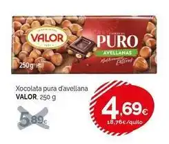 Condis Valor - xocolata pura d'avellana oferta