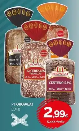 Condis Oroweat - pan de orcheta oferta