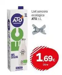 Condis Ato - llet sencera ecologica oferta