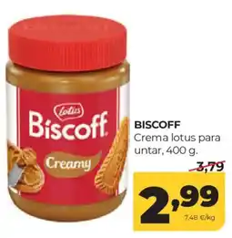 Alimerka Biscoff Crema lotus para untar oferta