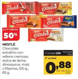Alimerka Nestlé chocolate extra fino oferta