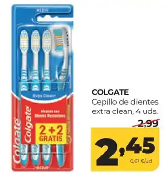 Colgate cepillo de dientes extra clean