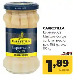 Alimerka Carretilla espárragos extra oferta