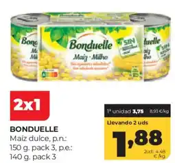 Alimerka Bonduelle maíz dulce oferta