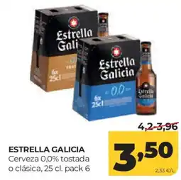 Alimerka Estrella Galicia cerveza 0,0% tostada o clásica oferta