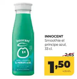 Alimerka Innocent smoothie el príncipe azul oferta