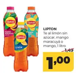 Alimerka Lipton te al limón sin azúcar, mango maracuyá o mango oferta