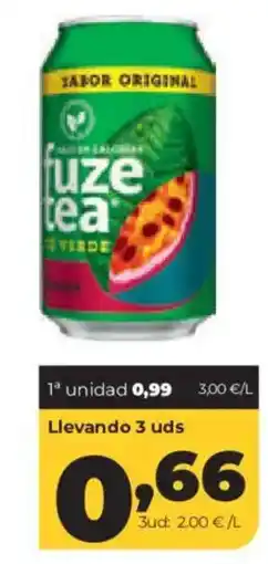 Alimerka fuze tea verde oferta