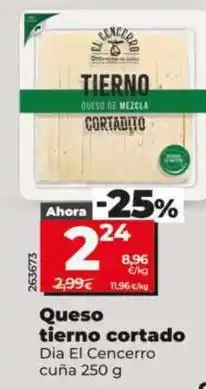 Dia Dia el cencerro - queso tierno cortado oferta