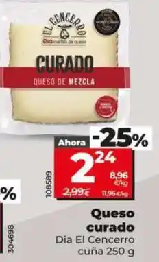 Dia Dia el cencerro - queso curado oferta
