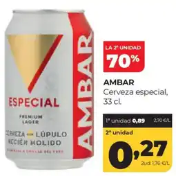 Alimerka Ambar cerveza especial oferta