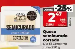 Dia Dia el cencerro - queso semicurado cortado oferta