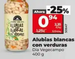 Dia Dia vegecampo - alubias blancas con verduras oferta