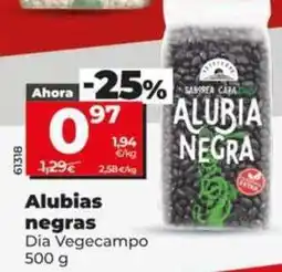 Dia Dia vegecampo - alubias negras oferta