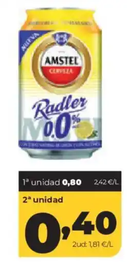 Alimerka Amstel Radler 0.0% oferta