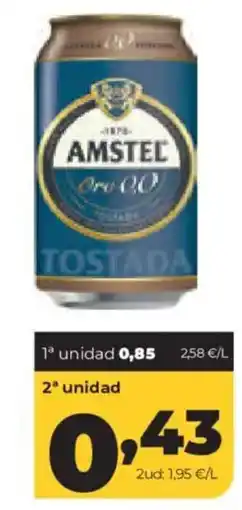 Alimerka Amstel Oro 0,0 oferta