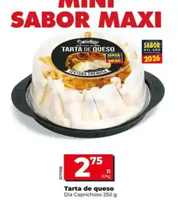 Dia Dia caprichoso - tarta de queso oferta