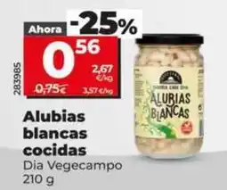 Dia Dia vegecampo - alubias blancas cocidas oferta
