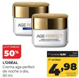 Alimerka L'Oréal crema age perfect oferta