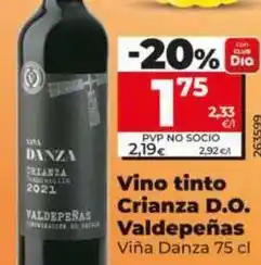 Dia Viña danza - vino tinto crianza d.o. valdepeñas oferta