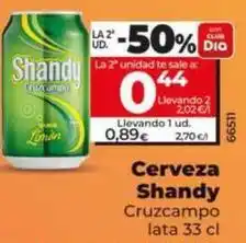 Dia Cruzcampo - cerveza shandy oferta