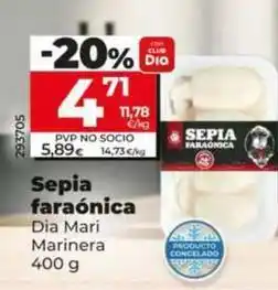Dia Dia mari marinera - sepia faraónica oferta