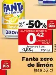 Dia Fanta - zero de limón oferta