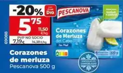 Dia Pescanova - corazones de merluza oferta