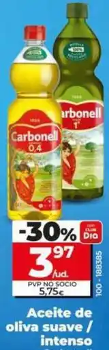 Dia Carbonell - aceite de oliva suave/intenso oferta